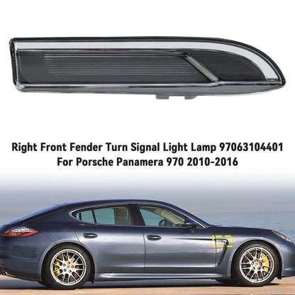 Right Front Fender Turn Signal Light Lamp For Porsche Panamera 970 2010-2016