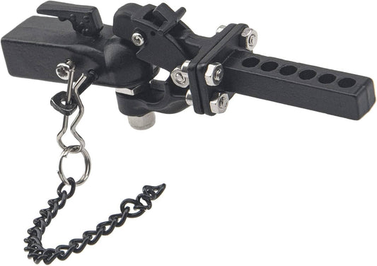 Solid Spare Metal Hitch Trailer Hook Receiver Kit For SCX10 Traxxas TRX4 1/10 RC Crawler Car
