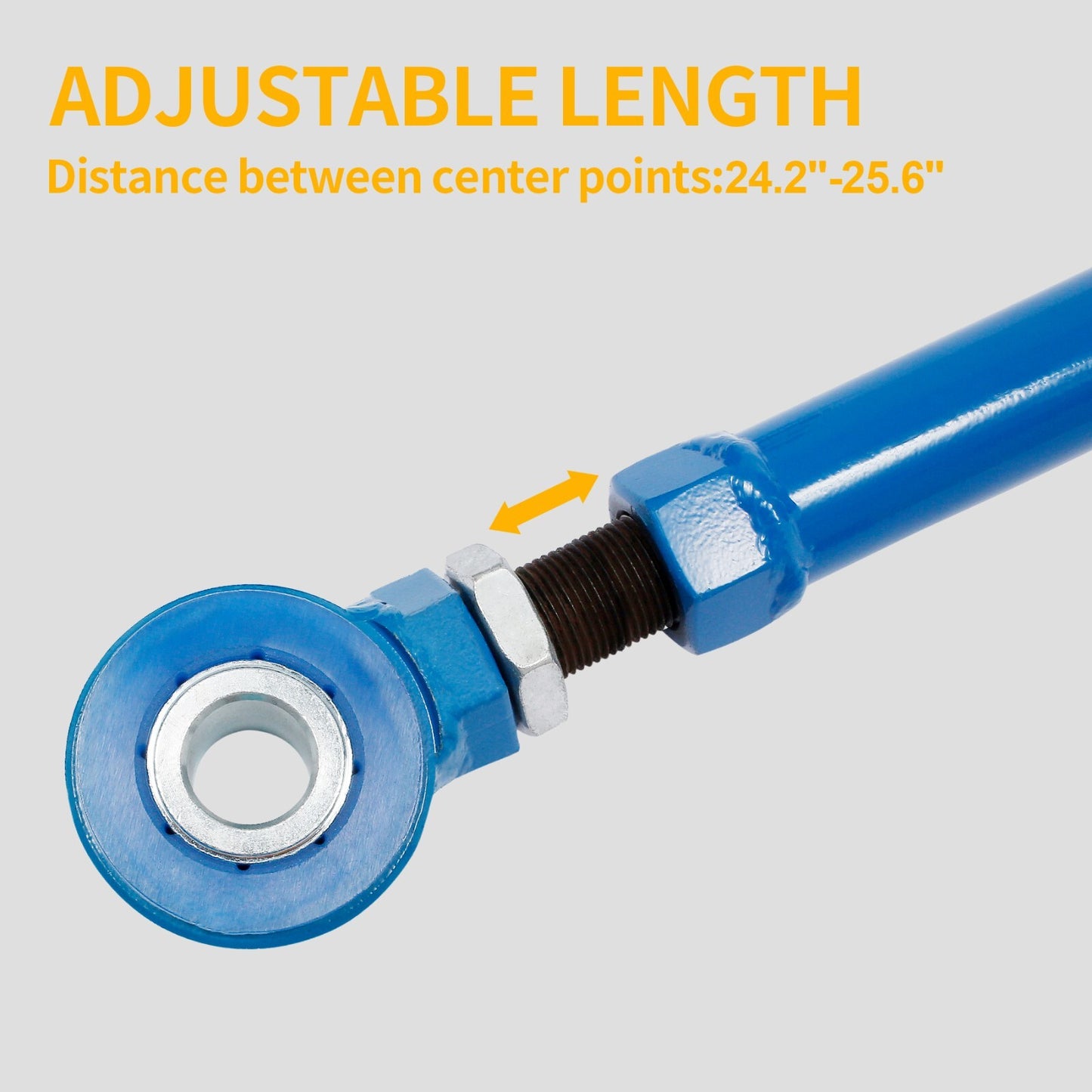 SS400 Rear Track Bar Adjustable Trac Bar Fit for Ford F53 V10 16-19.5K GVWR