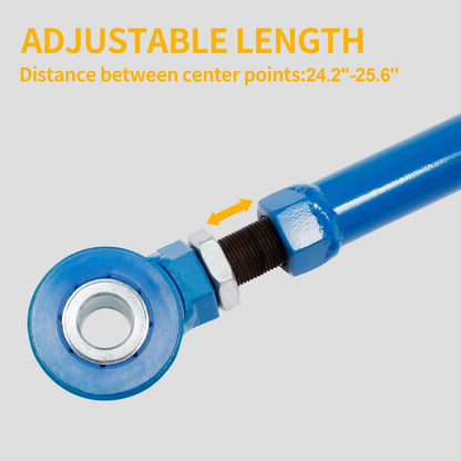 SS400 Rear Track Bar Adjustable Trac Bar Fit for Ford F53 V10 16-19.5K GVWR