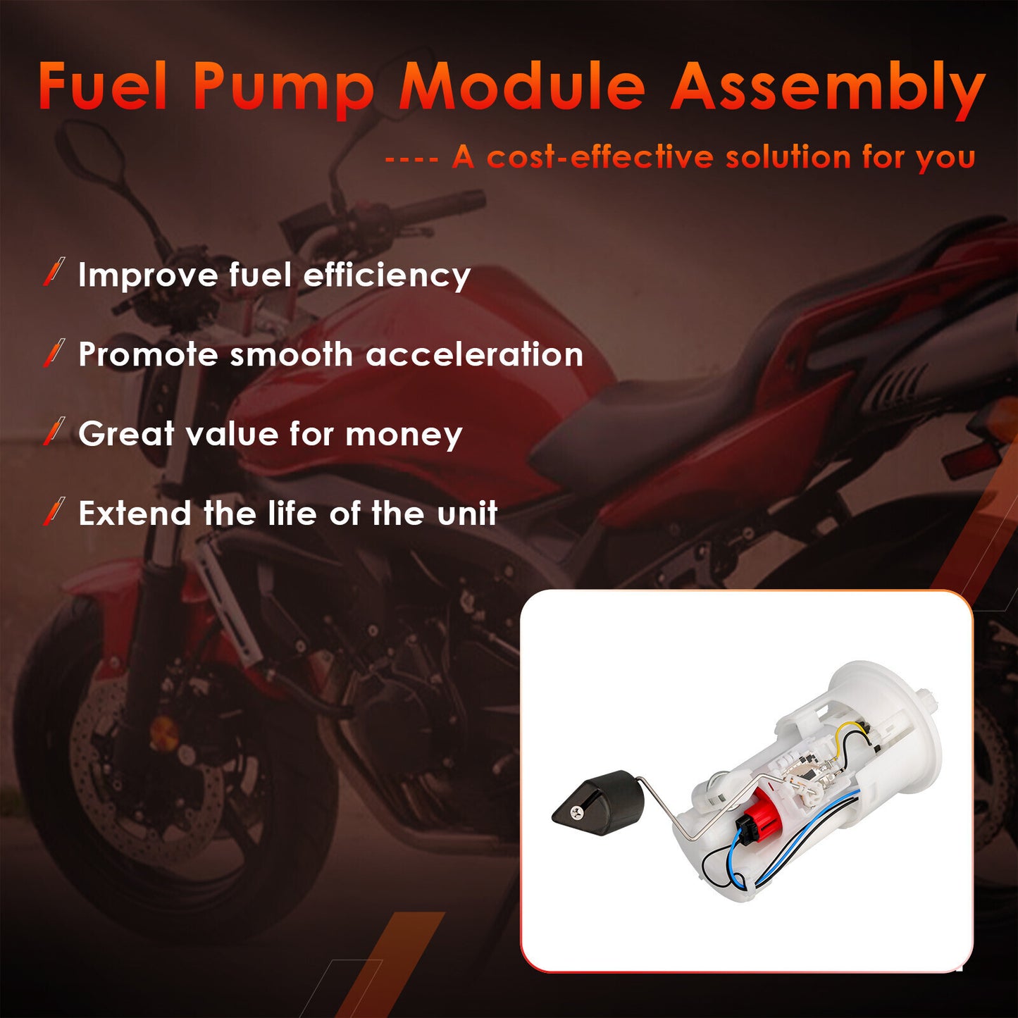 Fuel Pump Module Assembly Unit For 2004-2009 Yamaha FZ6 YZF Fazer 5VX-13907-01