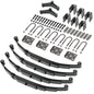 Solid Spare 3500lbs Tandem Trailer Axle Suspension Kit Leaf Springs U-bolt + Hanger Set