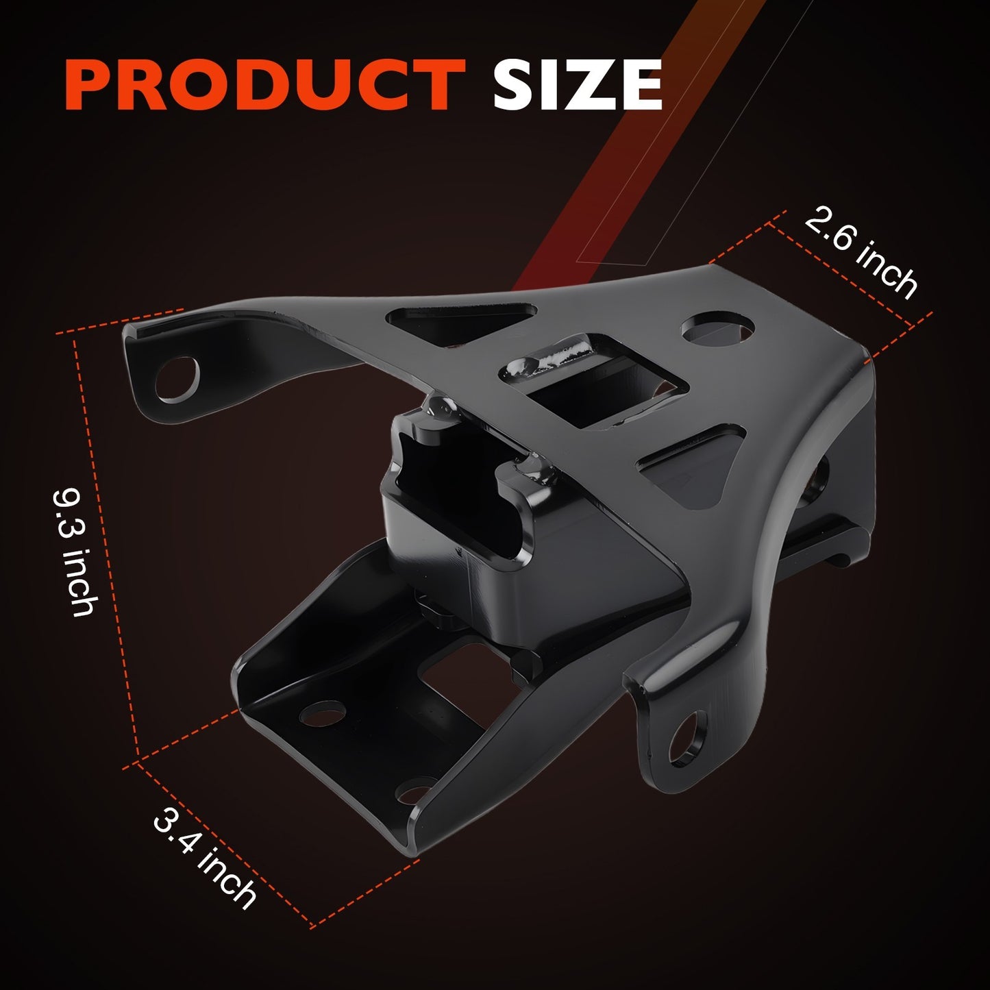 For Yamaha 2018-2025 Kodiak 450 Rear 2" Receiver Hitch - B16-F85H0-V0-00