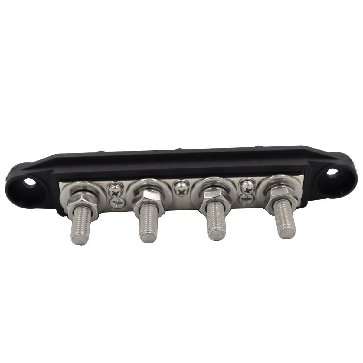 Power Distribution Block 12V 250A Bus Bar 4 x 5/16" Stud Marine, 6 x #8 Screws