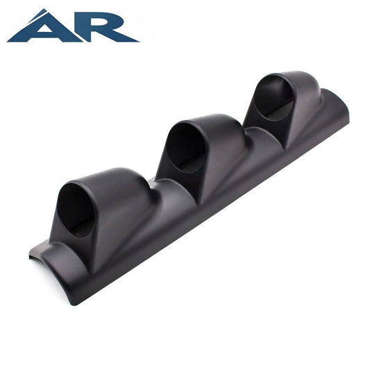 Solid Spare Universal 2" 52mm Triple 3 Hole A-Pillar Gauge Meter Pod Holder Display Race
