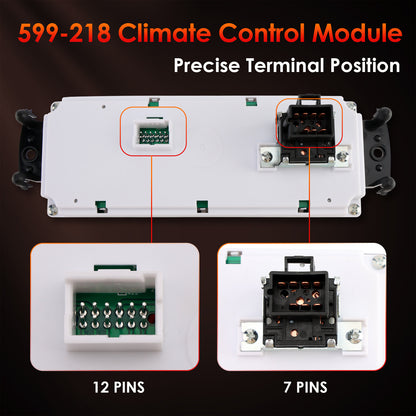 Heater A/C Climate Control Module Panel for 1999-2002 Chevy Tahoe Silverado GMC