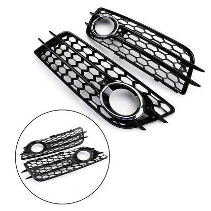 Chrome Ring Bumper Fog Light Grill Bumper For Audi A4 S-LINE S4 2008-2012 2010