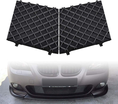 For BMW E60 E61 M Sport Front Bumper Lower Mesh Grill Trim Cover Pair LH+RH