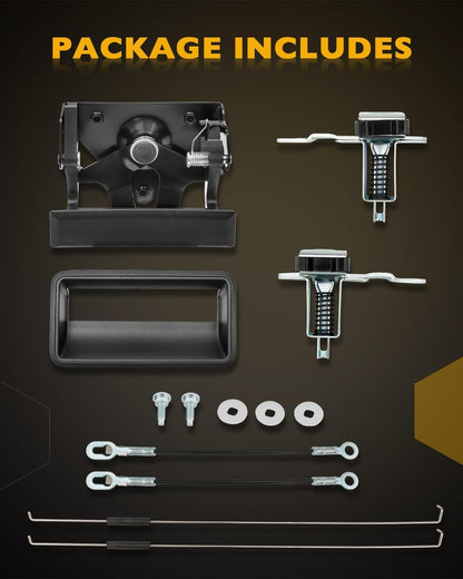 Tailgate Handle Latch Bezel Rebuild Kit For 1988-2002 Chevy C/K 1500 2500 3500