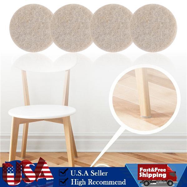 32PCS Furniture Felt Pads Round Floor Protector Chair/Table Leg Sticky Back