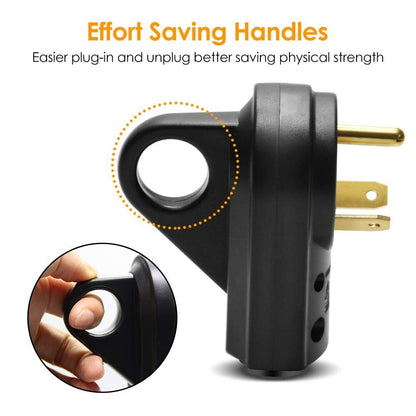 30 Amp RV Plug Replacement Male Plug End Camper Power Adapter 30A