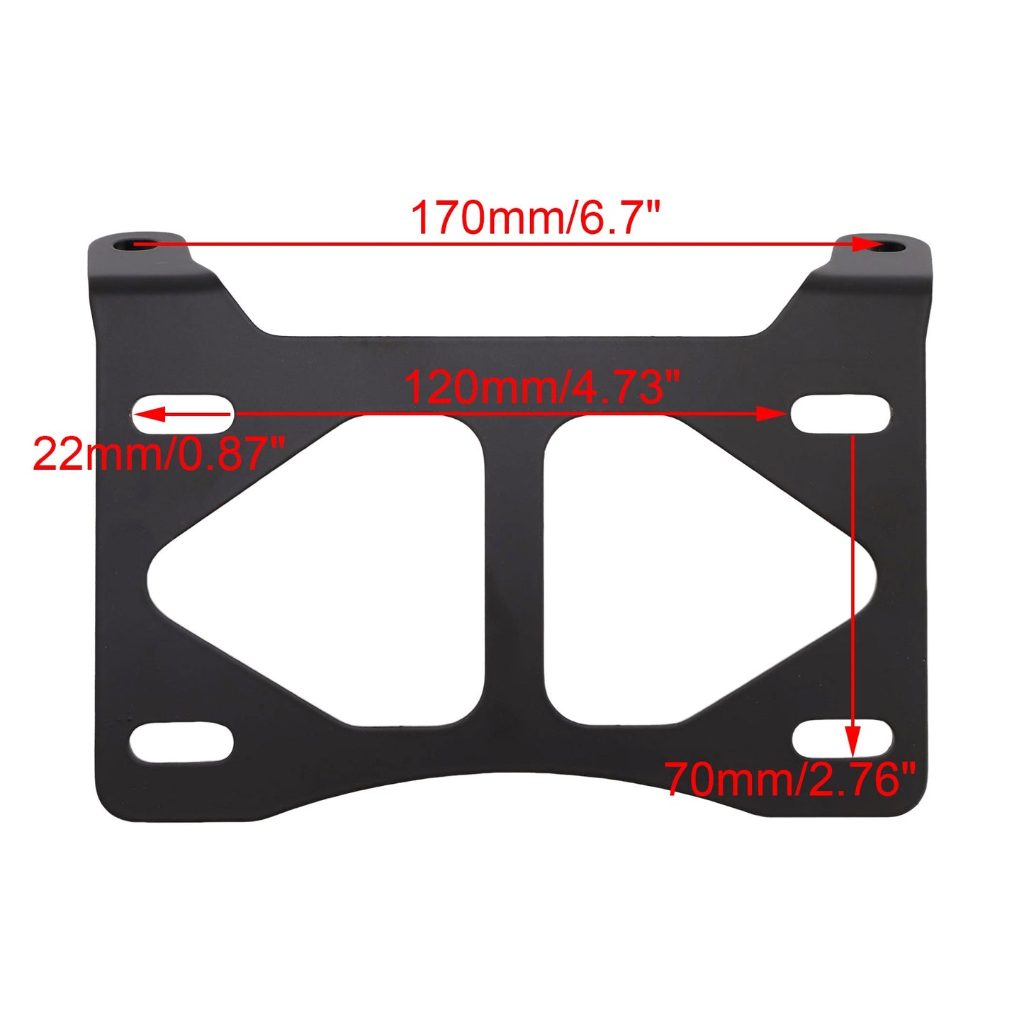 License Plate Mount Bracket Tag Holder For Kawasaki Teryx Krx/4 1000 2020-2025
