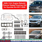 G4KJ 2.4L Engine Rebuild Pistons Gasket Overhaul Kit for Hyundai Kia 2011-20