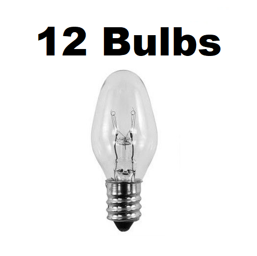Solid Spare Replacement Bulbs for Sticky Dome Flea Trap 12 PACK