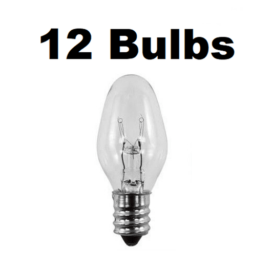 Solid Spare Replacement Bulbs for Sticky Dome Flea Trap 12 PACK