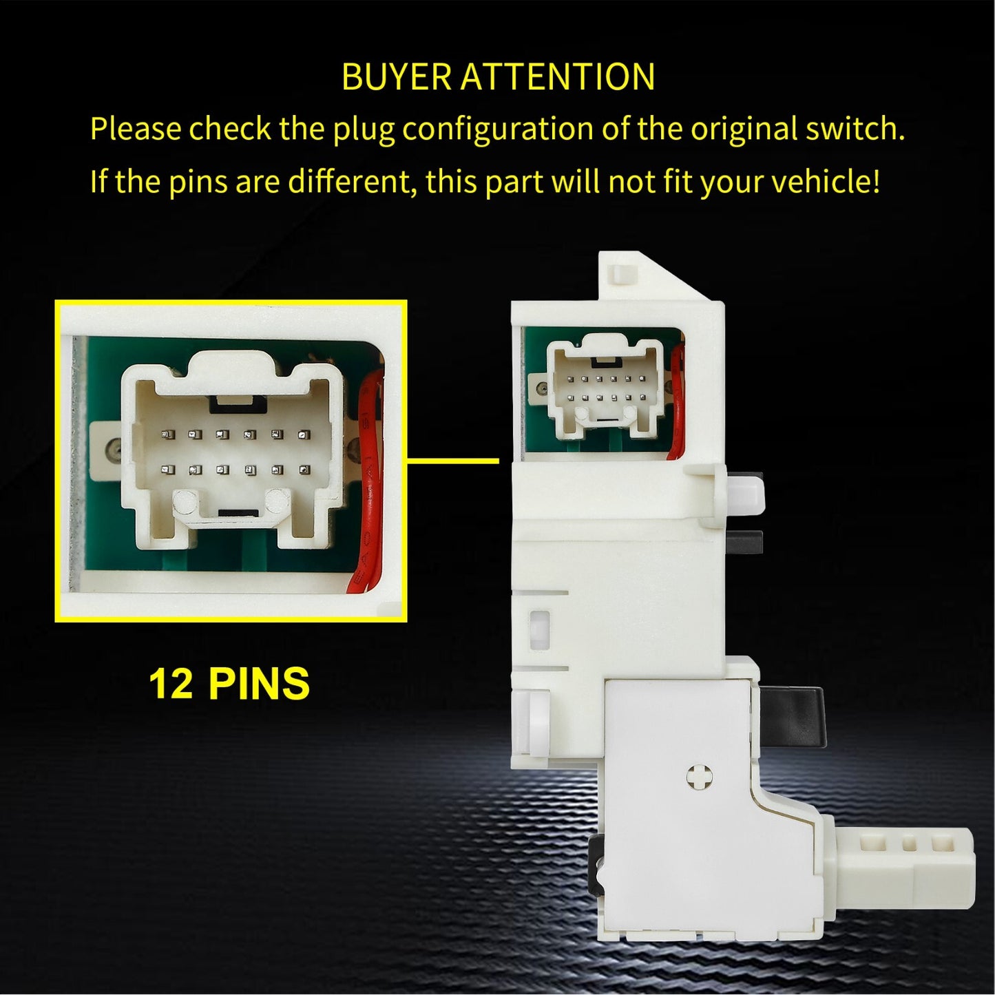 12 PINS Automatic Shifter Switch for 2013-2014 Mazda CX-5 2014 Mazda 6 KDY046040
