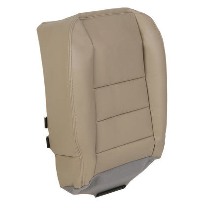 Solid Spare For Ford F250 F350 Super Duty 2002-07 Left/Driver Bottom Leather Seat Cover TAN