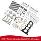 G4FJ 1.6T Engine Piston Gasket Valve Bearing Timing Kit w/ Rods for Hyundai KIA