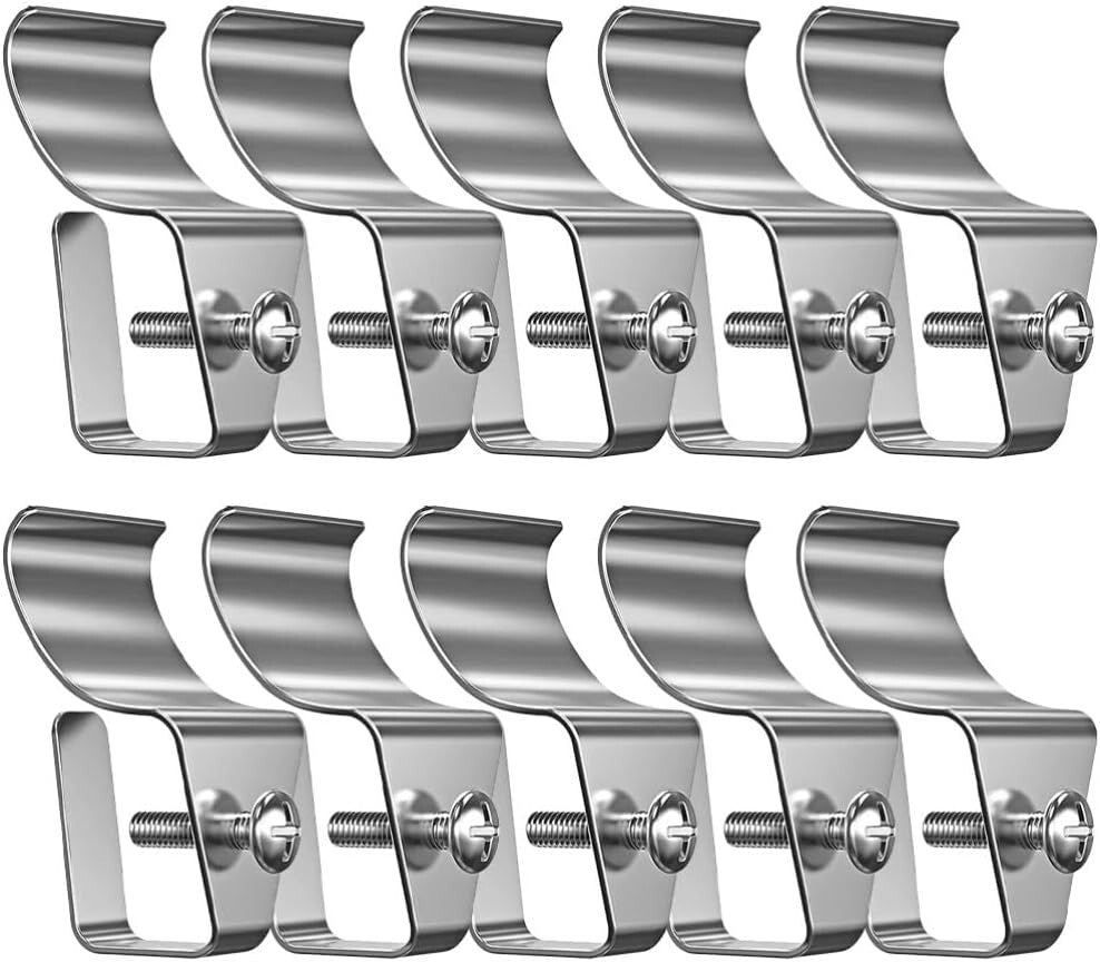10Pcs No-Hole Needed Vinyl Siding Clips Hooks Heavy Duty Hanger Security Camera