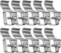 10Pcs No-Hole Needed Vinyl Siding Clips Hooks Heavy Duty Hanger Security Camera