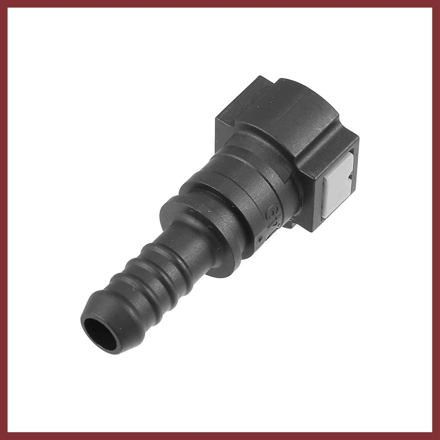 TWO Fuel Line Quick Connect Straight Push-On Adapter Connector for 3/8 to 3/8