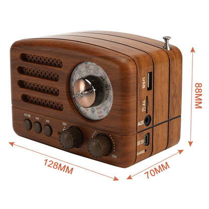 Retro-Style Decorative Radio Mini Multifunction Music Player Bluetooth Speaker