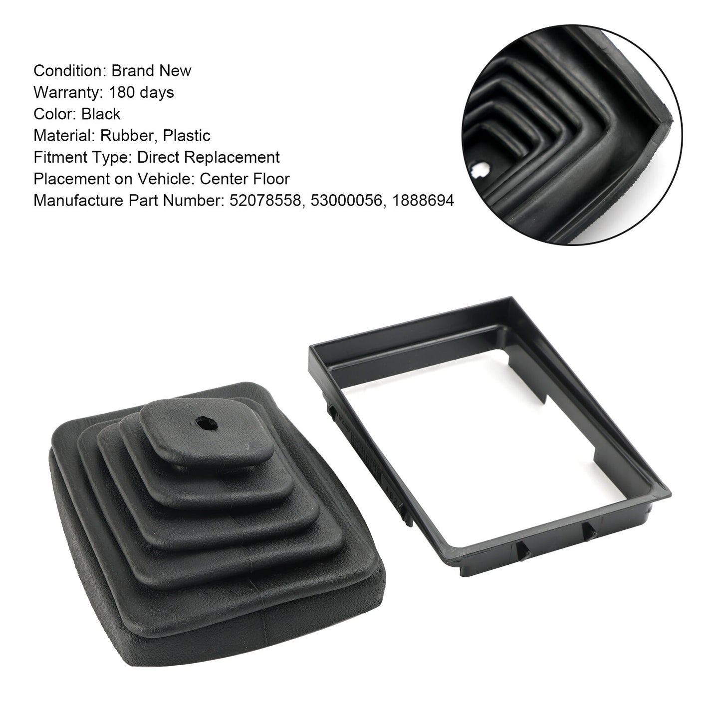 Shifter Boot Retainer Bezel Ring Manual Trans Fit Jeep Wrangler TJ 1997-2004