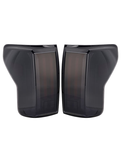 Left+Right LED Tail Lights For Toyota Tundra 2007-2013 Black Housing Smoked Lens