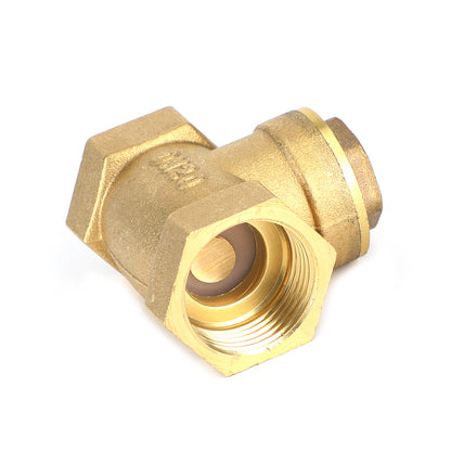 3/4" Female Thread Brass Horizontal DN20 One-Way Non-Return Swing Check Valve.