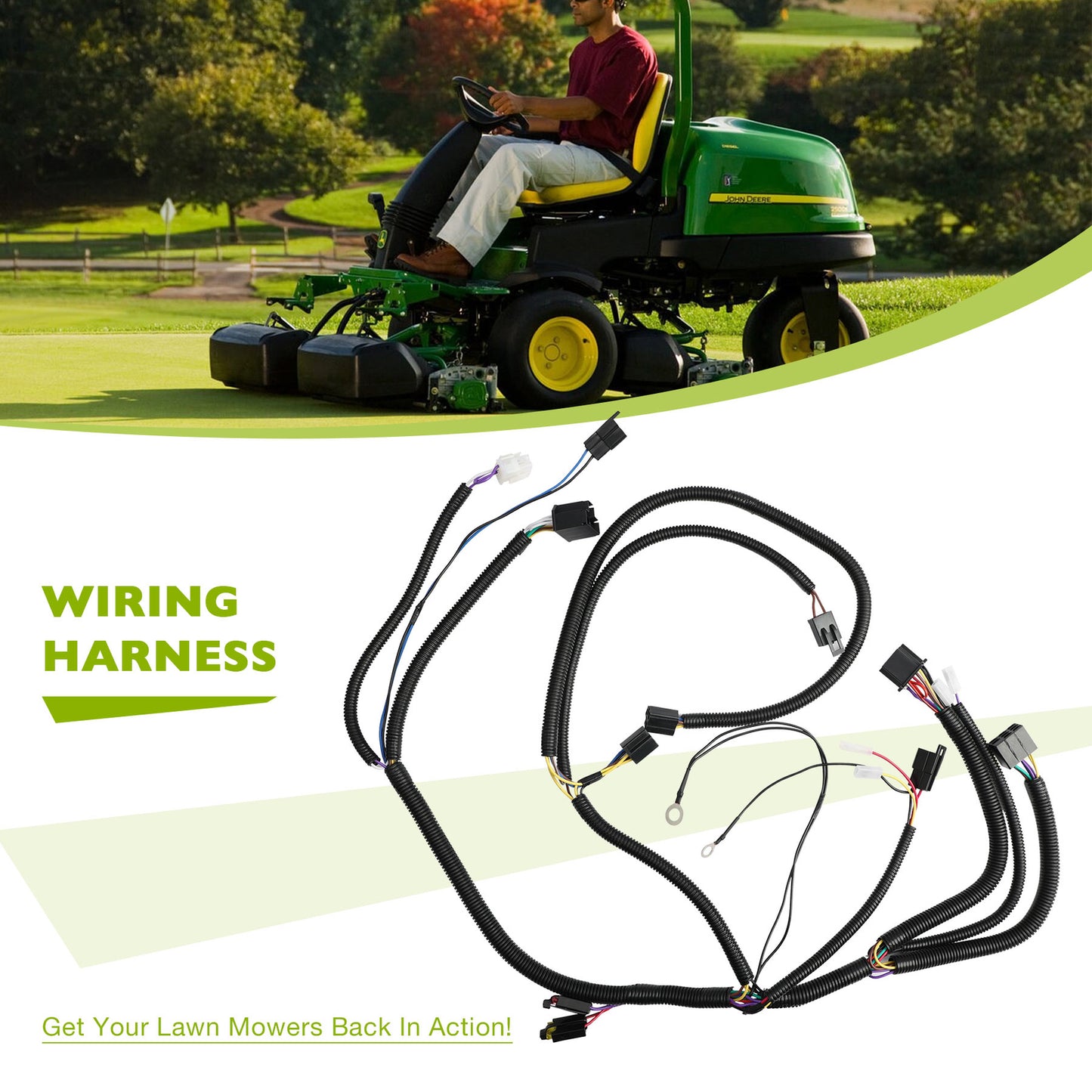 580798101 Lawn Tractor Wire Harness Fit for Husqvarna Craftsman Poulan Jonsered