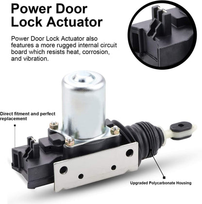 2x Power Door Lock Actuator Latch w/ Bracket for Chevrolet GMC Cadillac Pickup