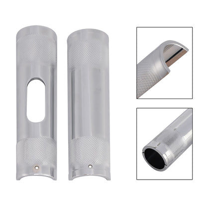 1" To 1.25" Handlebar Shim Changing Adapter Chrome For Dyna Road Glide Road King