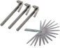 Motorcycle Engine Valve Adjustment Tool Valve Screw Wrench 8-10mm + Feeler Gauge