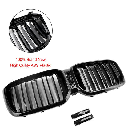Gloss Black Front Kidney Grill Grille Fit For BMW X3 X4 G01 G02 2022-2025 2024