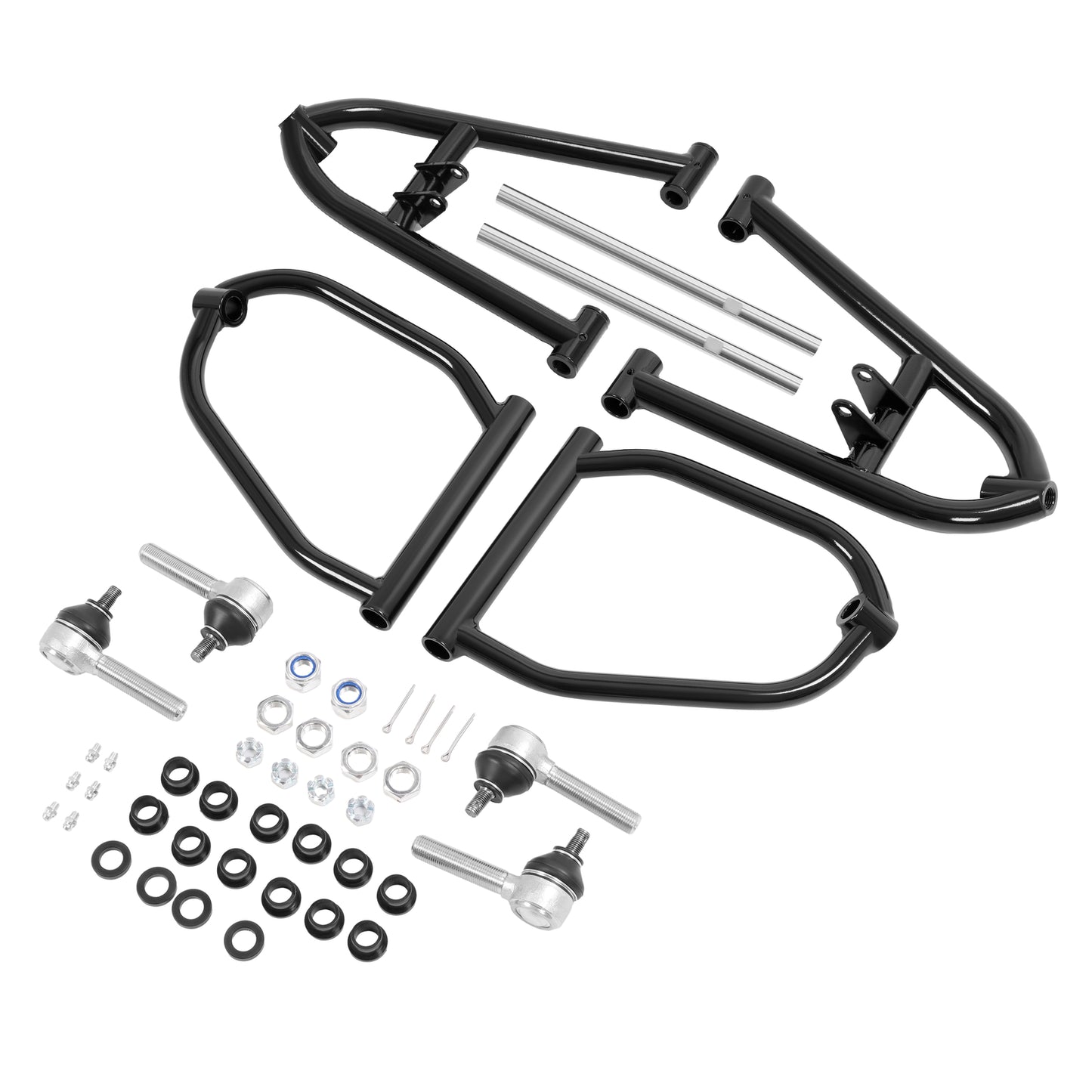 Solid Spare Black Front Extended A-Arm For Yamaha Raptor 250 YFM250R 2008-13 Powder Coated