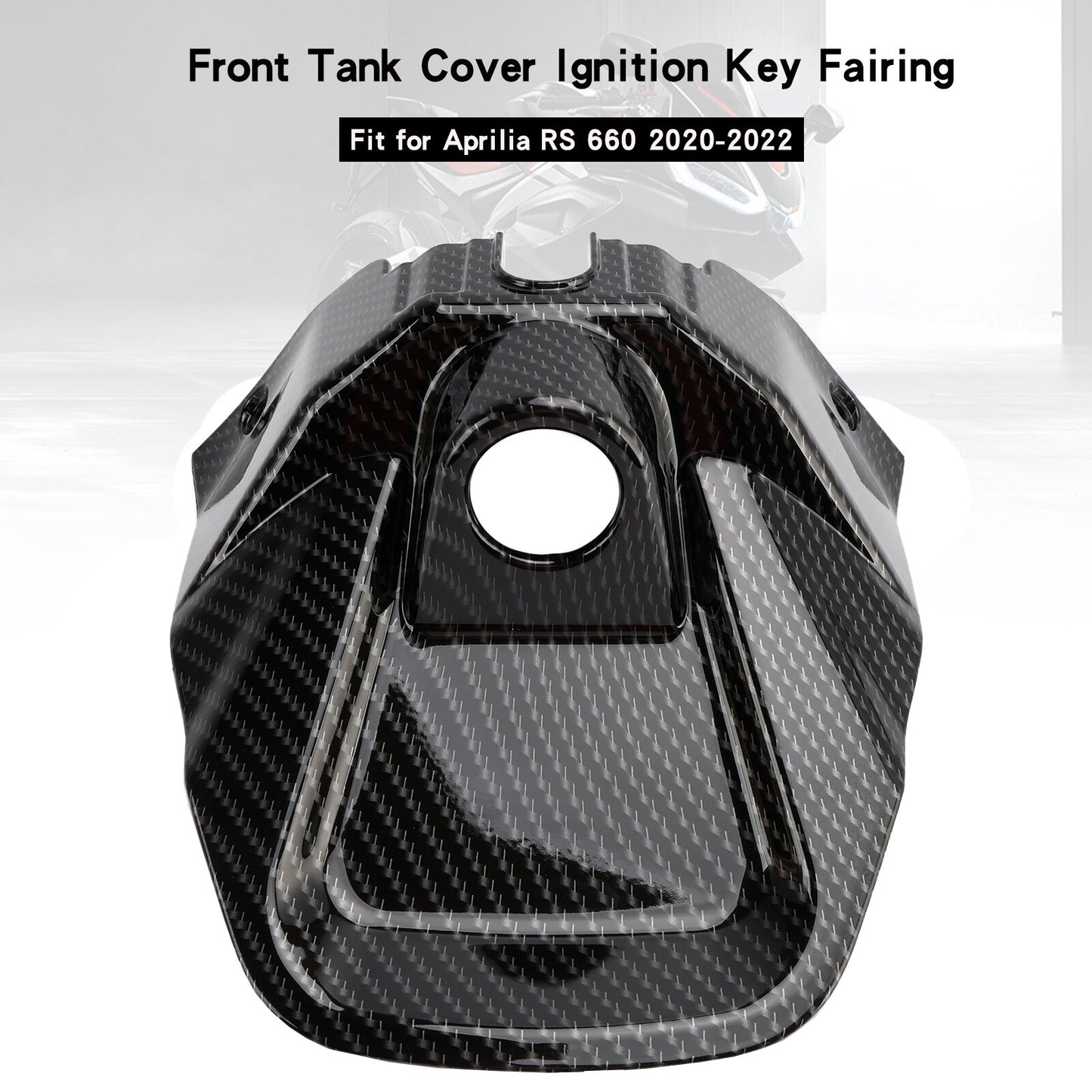 Carbon Front Tank Cover Ignition Key Fairing for Aprilia RS 660 2020-2024