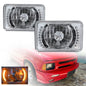 4x6'' LED Headlights lamps HALO Beam Pair Fit Chevrolet S10 1995 1996 1997 2PCS
