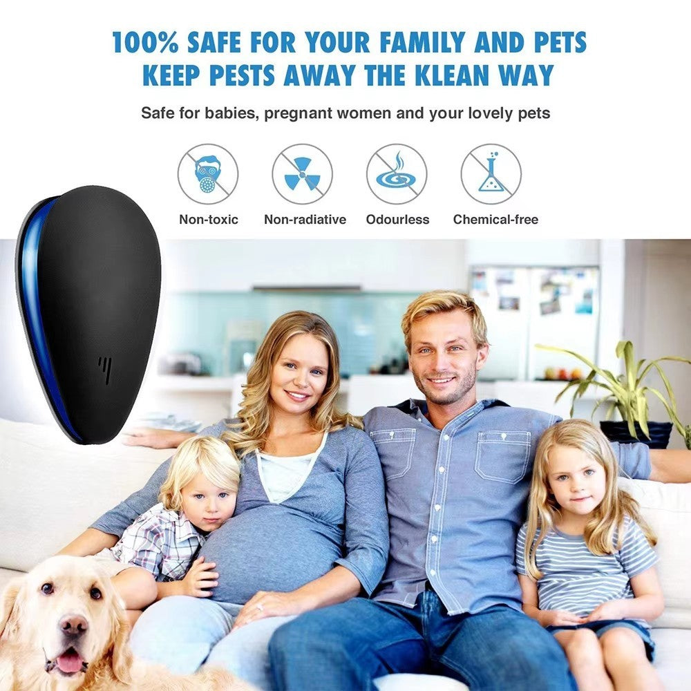 6 pcs Ultrasonic Pest Repeller Control Electronic Repellent Mice Bug Rat Reject