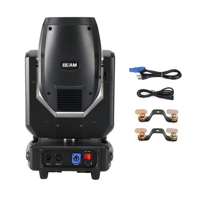 250W 8R Rainbow 3In1 Moving Head Light Double Prisms Gobo Wash DJ Stage_Lighting