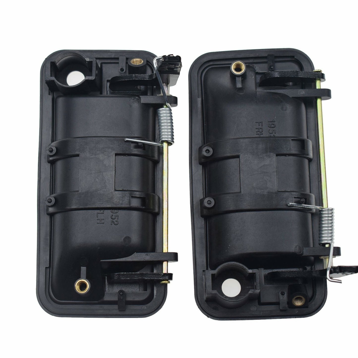 Black Front Exterior Outside Door Handle Pair Set of 2 NEW for GM Pickup Truck