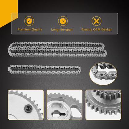 2.4L Timing Chain VVT Gear Set For Honda Accord Civic Crosstour CR-V Acura ILX