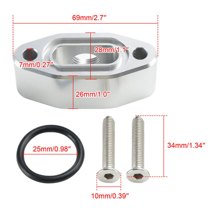 Billet Oil Pressure Sensor Relocation Adapter 551534 For LS LQ L92 L99 L33 LR4./