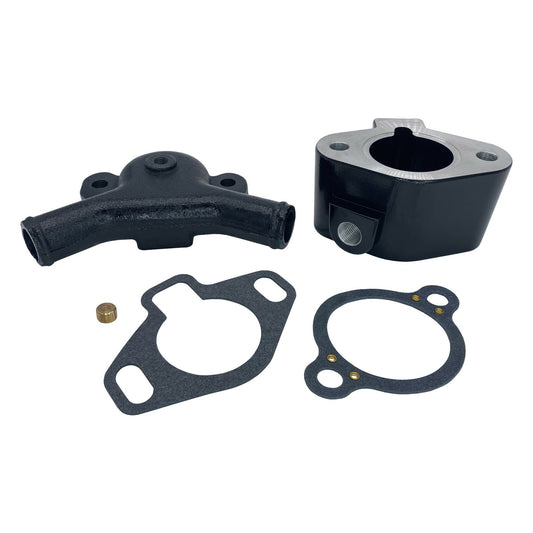 Solid Spare Thermostat Housing Cover & Gaskets for MerCruiser Closed Cooling 55131A5 18-3532