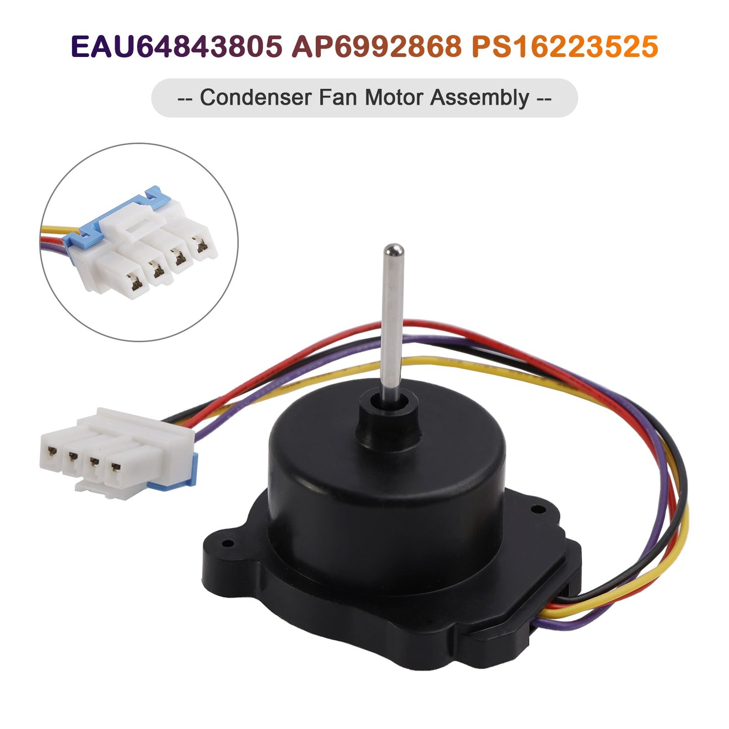 64843805 Condenser Fan Motor Assembly for LG Refrigerator AP6992868 PS16223525