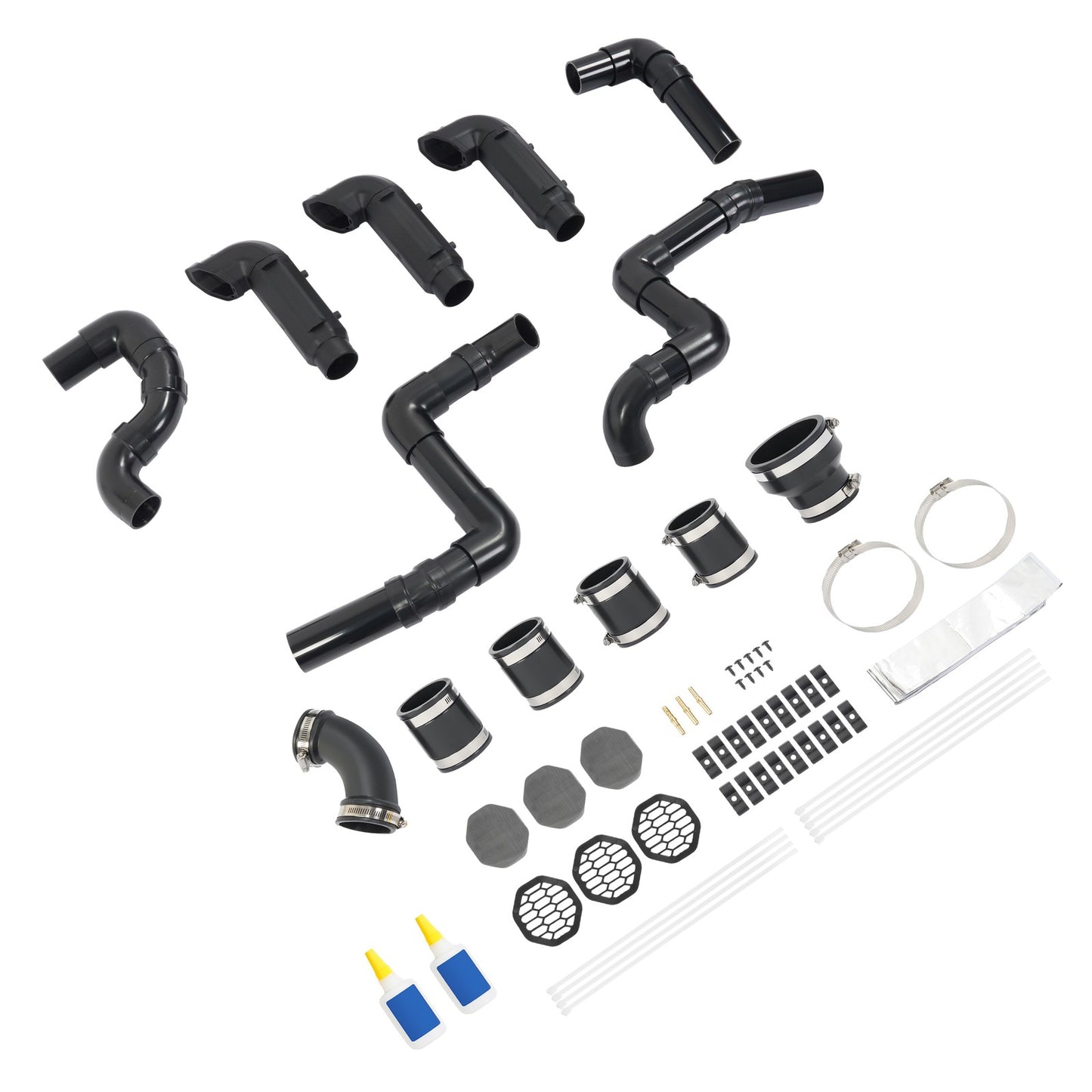 Solid Spare Black Riser Snorkel Kit For Polaris Ranger 500 570 570-4 Midsize model 2014-2020