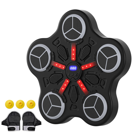 Kids Bluetooth Boxing Machine – Wall-Mounted Music Trainer w/ Workout Gloves