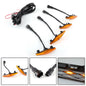 4PCS Plastic Car Grilles Grill LED Lights For Toyota 4Runner TRD Pro 2014-2019 S