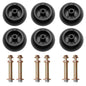 6Pcs Mower Deck Wheels Kit Fits Kubota Anti Scalp Wheel K5351-42110 K5371-42110