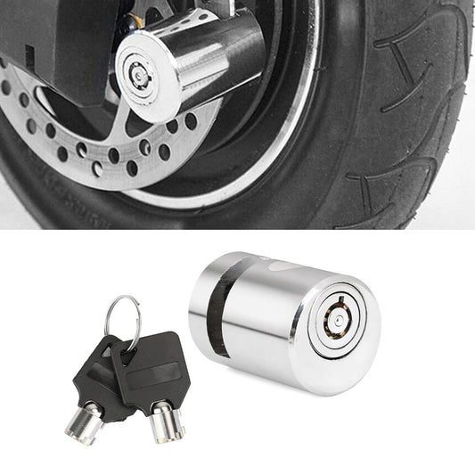 Solid Spare NEW Motorcycle Bicycle Scooter SECURITY LOCK Portable Wheel Disc Brake Lock