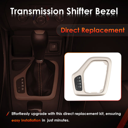 Gold Transmission Gear Shifter Bezel w/ Harness For 2014-2018 Jeep Cherokee KL